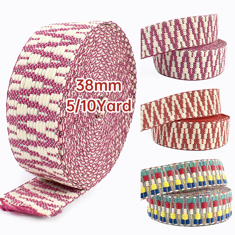 5Yards Jacquard Webbing 38/50m - مراجعة Binding Tape Bias وسعره