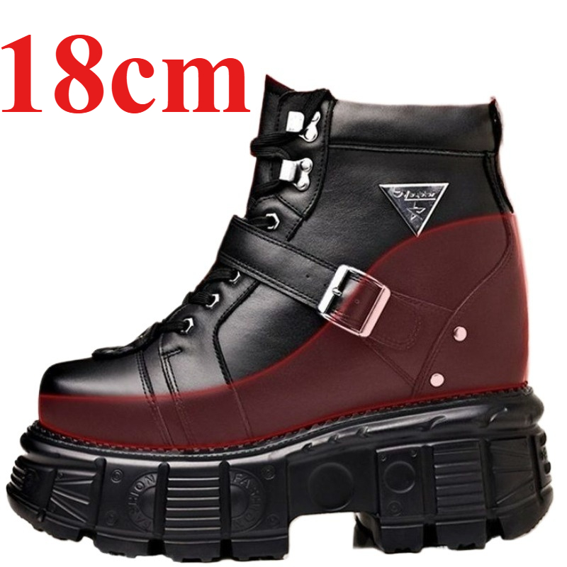 Genuine Leather Motorcycle Boo - مراجعة Sewing Garment وسعره
