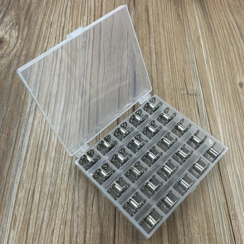 25Pcs/Set Empty Bobbins Sewing - مراجعة Sewing Machine Yarn وسعره