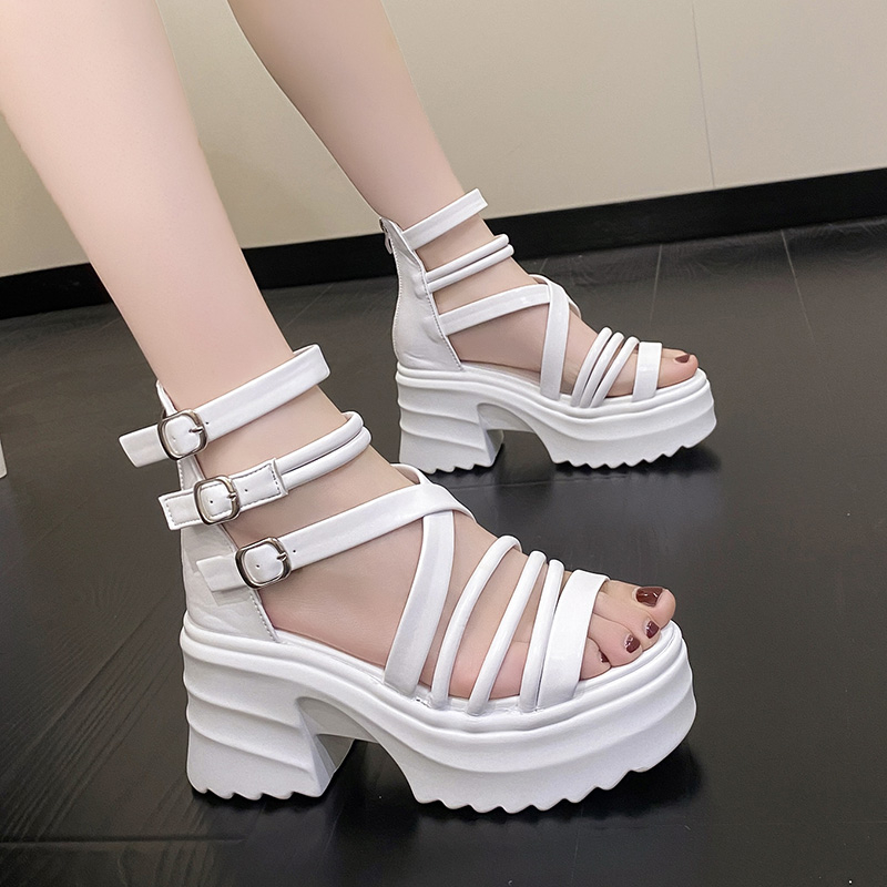 Hot Summer Sandals 9CM Wedge H - مراجعة Sewing New وسعره