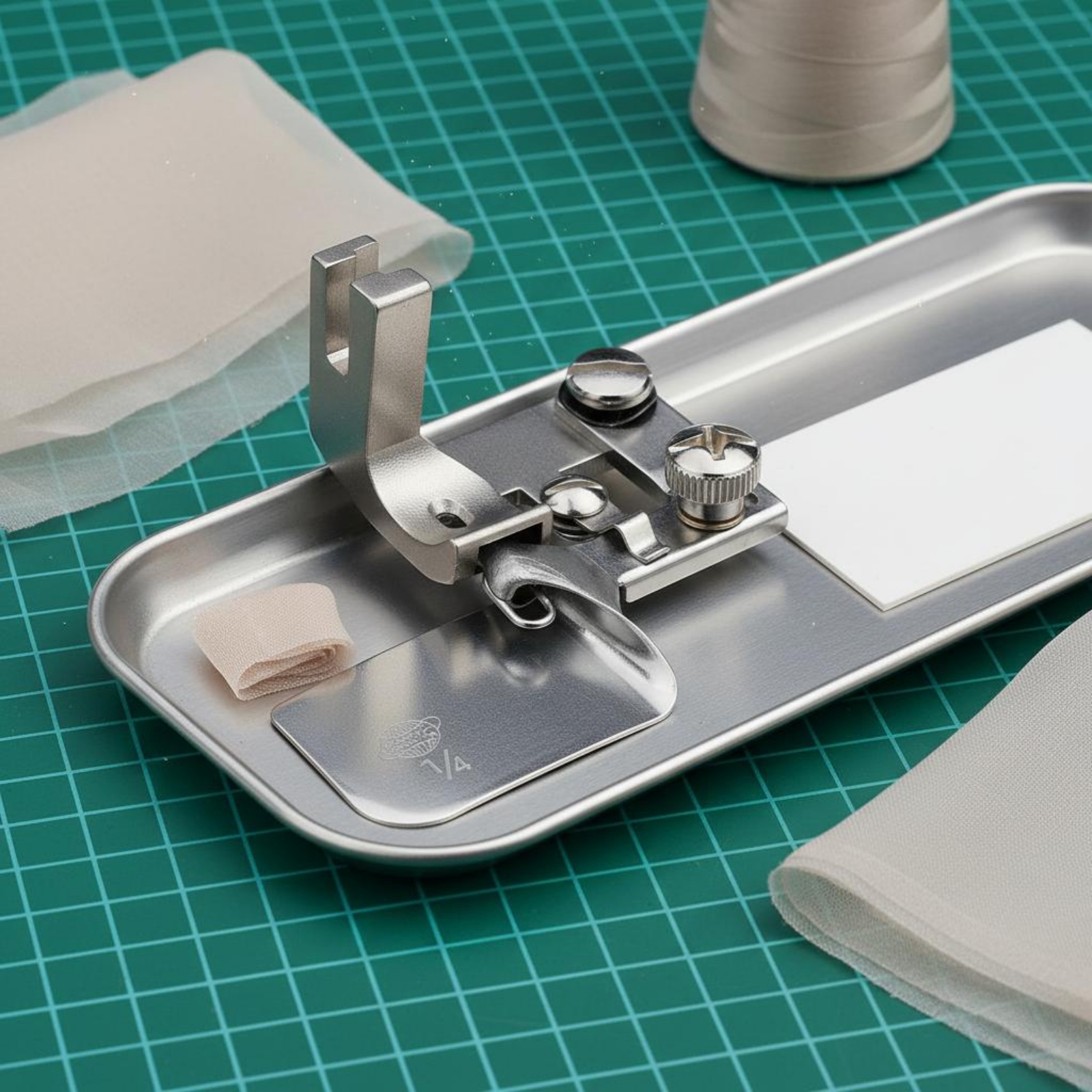 Curved Hem Presser Foot Long-L - مراجعة Sewing Roll وسعره