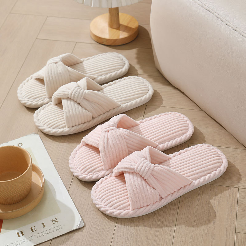 Corduroy Cross Strap Home Slip - مراجعة Sewing Garment وسعره