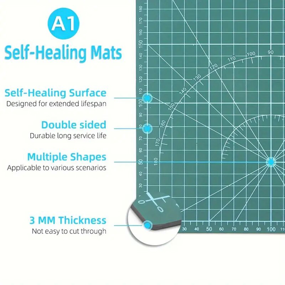Self Healing Cutting Mat Gridd - مراجعة Cutting Mat Self Heal وسعره