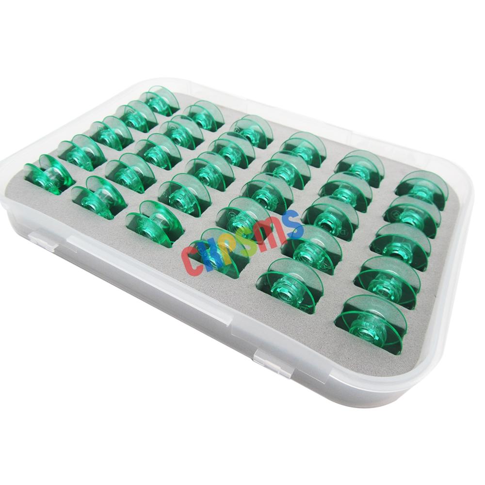 #4123078-45 Clear GREEN Bobbin - مراجعة Sewing Machine Yarn وسعره