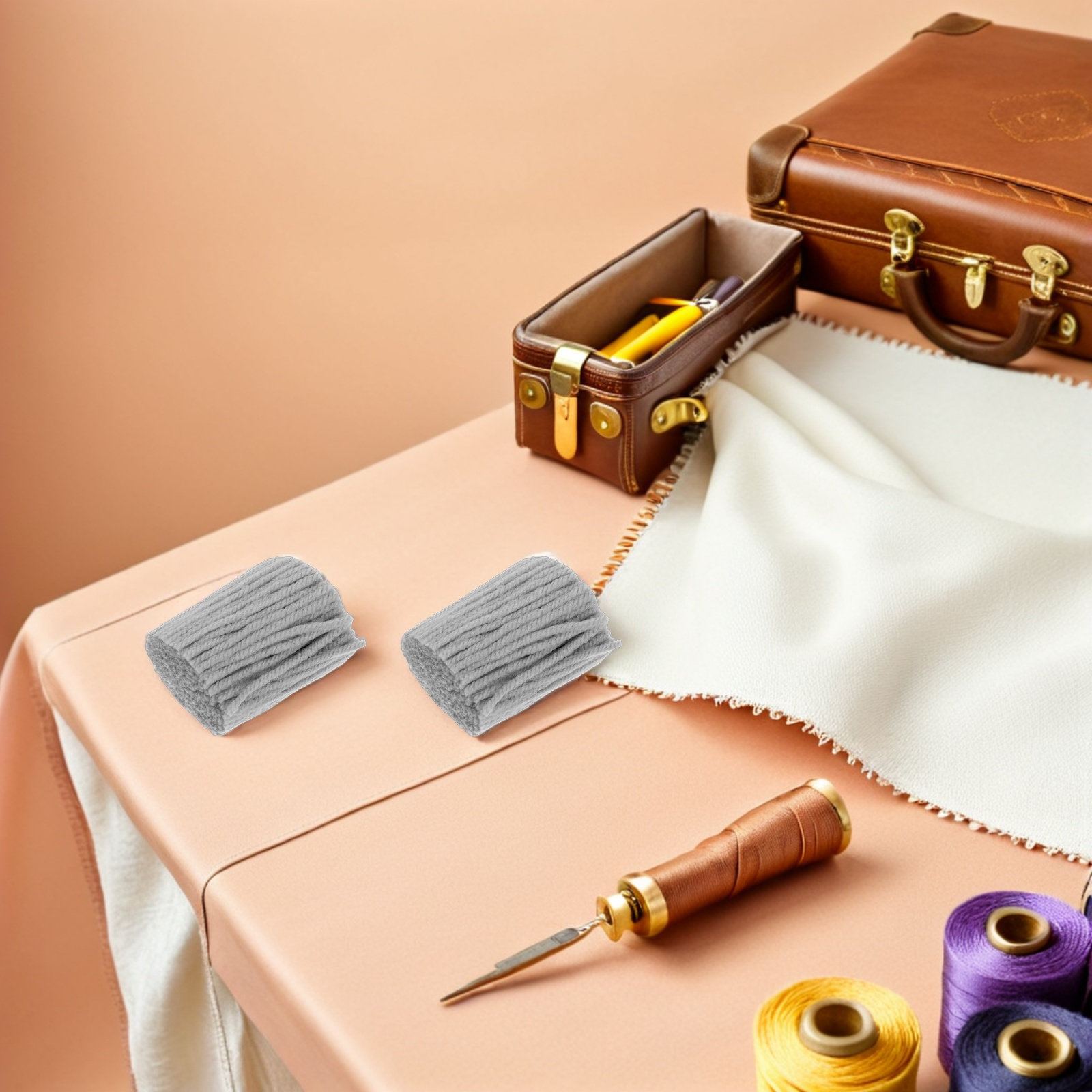 8 Rolls Precut Latch Hook Yarn - مراجعة Sewing Roll وسعره